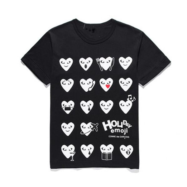 fashion style men women commes tshirt with cotton short sleeve des off holiday embroidery heart emoji garcons white cdg summer t-shirt, Black;blue
fashion style men women commes tshirt with cotton short sleeve des off holiday embroidery heart emoji garcons white cdg summer t-shirt, Black;blue