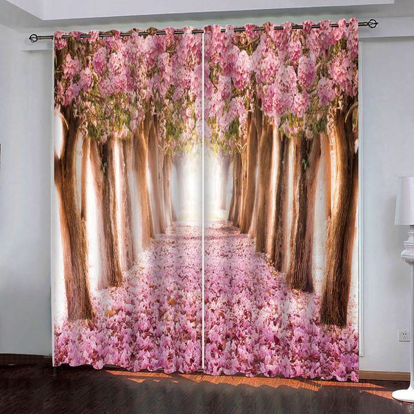 custom 3d curtain fabric big tree pink flowers blackout 3d window curtains for living room bedroom
custom 3d curtain fabric big tree pink flowers blackout 3d window curtains for living room bedroom