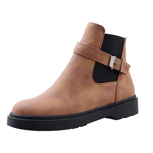 jaycosin women lady flat round toe buckle stylish retro punk casual shoes boots female boot material july 4, Black
jaycosin women lady flat round toe buckle stylish retro punk casual shoes boots female boot material july 4, Black