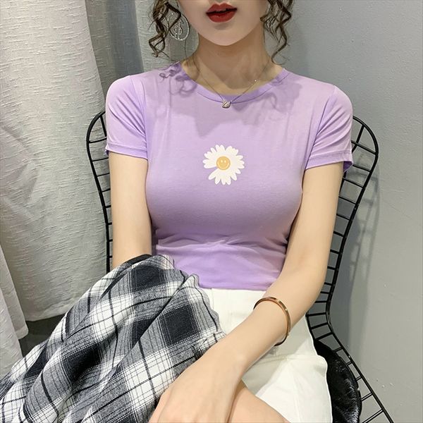 2020ins супер огонь плотный taro фиолетовый футболка топ топ хлопка половины рукав daisy футболка с коротким рукавом женская, White
2020ins супер огонь плотный taro фиолетовый футболка топ топ хлопка половины рукав daisy футболка с коротким рукавом женская, White