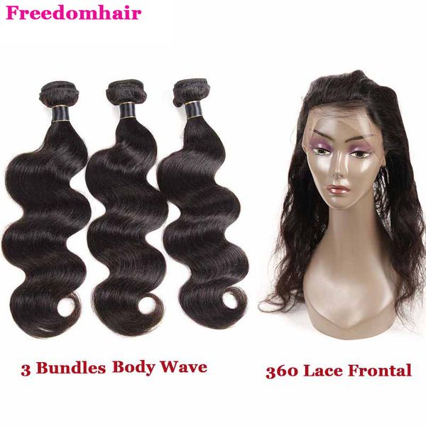 freedomhair 360 кружева фронтальная закрытие объемная волна бразильская объемная волна свободная часть пучки волос remy с 360 фронтальная за, Black
freedomhair 360 кружева фронтальная закрытие объемная волна бразильская объемная волна свободная часть пучки волос remy с 360 фронтальная за, Black