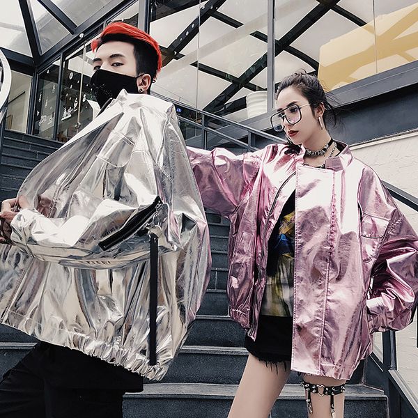 male luxury glossy oversized coat hip hop silver shiny leather jacket men laser metallic windbreaker harajuku wind jacket a9047, Black;brown
male luxury glossy oversized coat hip hop silver shiny leather jacket men laser metallic windbreaker harajuku wind jacket a9047, Black;brown