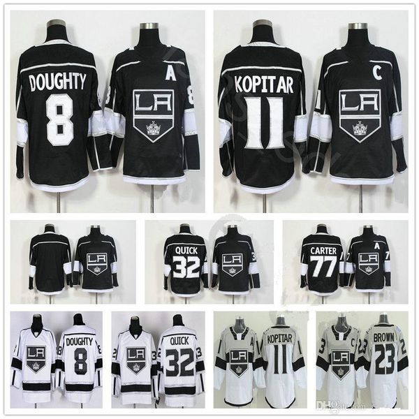 2018 new style los angeles kings #8 drew doughty 11 anze kopitar 23 dustin brown 32 jonathan quick 77 jeff carter hockey jersey, Black
2018 new style los angeles kings #8 drew doughty 11 anze kopitar 23 dustin brown 32 jonathan quick 77 jeff carter hockey jersey, Black