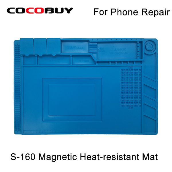 novecel45x30cm heat insulation silicone pad desk mat maintenance platform for bga soldering repair station with magnetic section
novecel45x30cm heat insulation silicone pad desk mat maintenance platform for bga soldering repair station with magnetic section