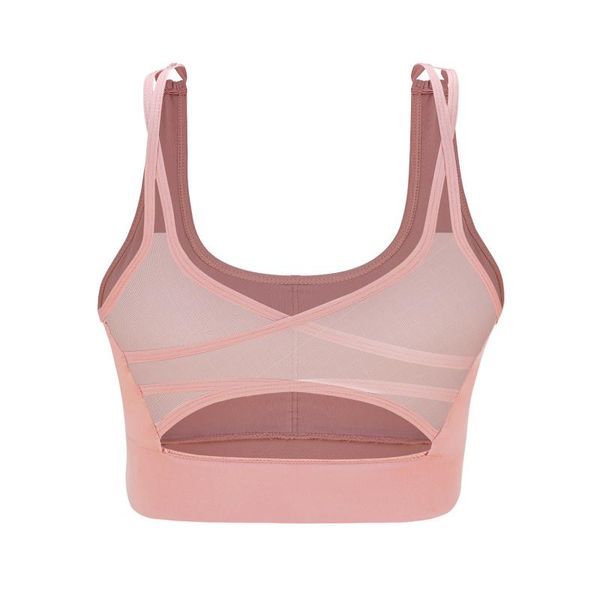 new style backless sport bra back mesh splicing no rims women push up pink bra for fitness, White;black
new style backless sport bra back mesh splicing no rims women push up pink bra for fitness, White;black