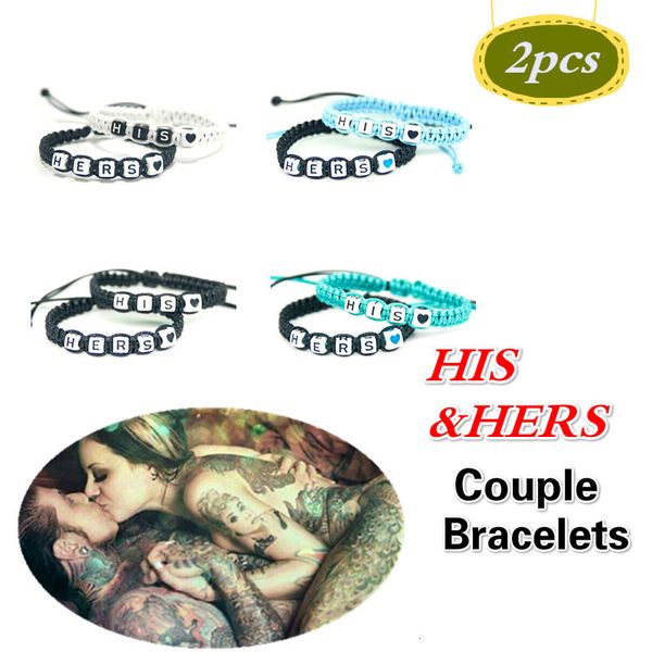2pcs/pair trendy couple bracelets his and hers heart shape lovers personalized gift rope chain handmade women men charm bracelet, Golden;silver
2pcs/pair trendy couple bracelets his and hers heart shape lovers personalized gift rope chain handmade women men charm bracelet, Golden;silver