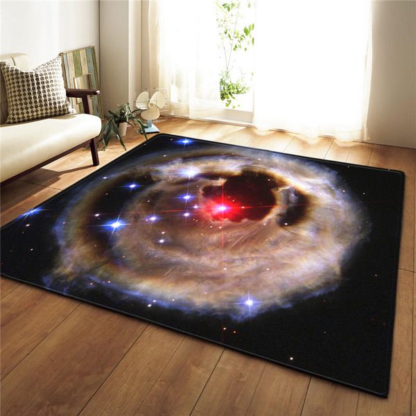 

nordic carpet 3d print area rug parlor galaxy space bedroom mat rug anti-slip large carpet floormat living room home decor