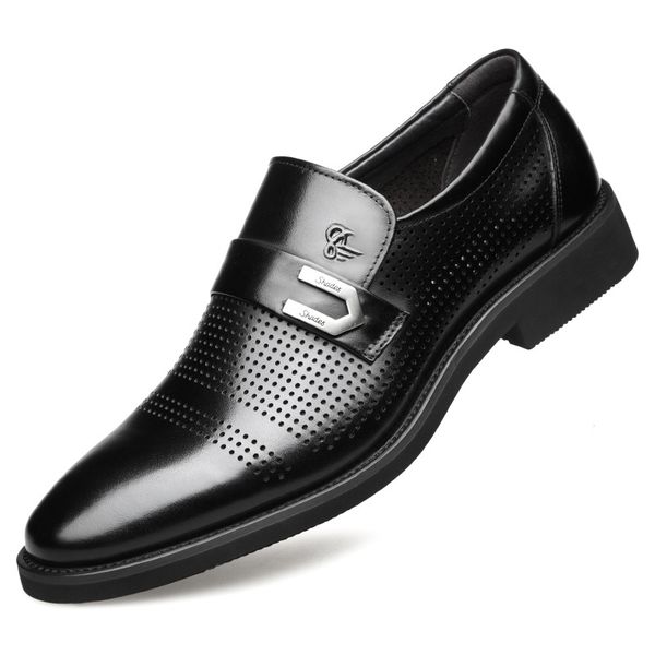 men shoes spring summer formal leather business casual shoes men dress office luxury male breathable oxfords da0226, Black
men shoes spring summer formal leather business casual shoes men dress office luxury male breathable oxfords da0226, Black