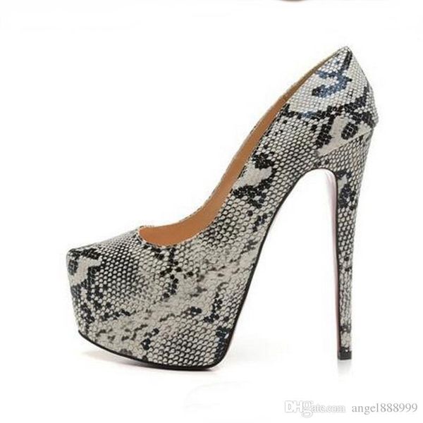 2018 women's 16cm high heels black snake leather brand new fashion red bottom platform pumps, ladies luxury design wedding dress shoes
2018 women's 16cm high heels black snake leather brand new fashion red bottom platform pumps, ladies luxury design wedding dress shoes