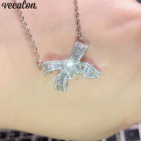 vecalon elegant bowknot pendant real 925 sterling silver 5a zircon wedding pendants with necklace for women party jewelry
vecalon elegant bowknot pendant real 925 sterling silver 5a zircon wedding pendants with necklace for women party jewelry