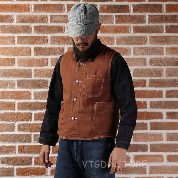 bronson reproduction 1873 nevada gold rush canvas vest vintage men's waistcoat, Black;white
bronson reproduction 1873 nevada gold rush canvas vest vintage men's waistcoat, Black;white