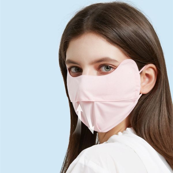 fashion ice silk sunscreen mask breathable anti-ultraviolet ear-hanging type adjustable protection eye corner washable men and women masks
fashion ice silk sunscreen mask breathable anti-ultraviolet ear-hanging type adjustable protection eye corner washable men and women masks