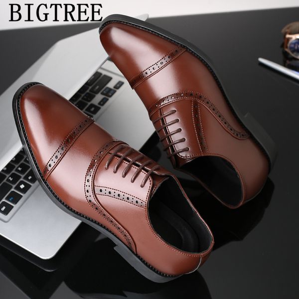 formal leather shoes for men coiffeur brogue shoes men elegant brown dress italian wedding classic erkek ayakkabi bona, Black
formal leather shoes for men coiffeur brogue shoes men elegant brown dress italian wedding classic erkek ayakkabi bona, Black