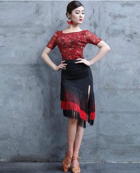 clothes with tassel skirt latin suit dancewear for women stage show costumes chacha/rumba/tango practice dress b0281, Black;red
clothes with tassel skirt latin suit dancewear for women stage show costumes chacha/rumba/tango practice dress b0281, Black;red