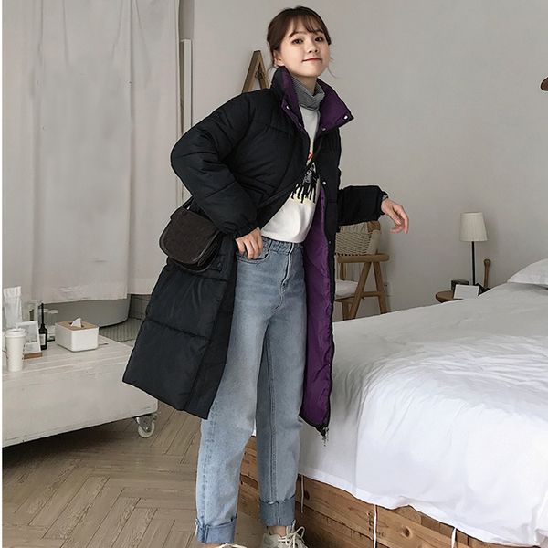 2019 женщины вниз ватным тампоном winter new solid color long раздел пальто толстые padded хлеб вниз зимнее платье женский coat, Black
2019 женщины вниз ватным тампоном winter new solid color long раздел пальто толстые padded хлеб вниз зимнее платье женский coat, Black