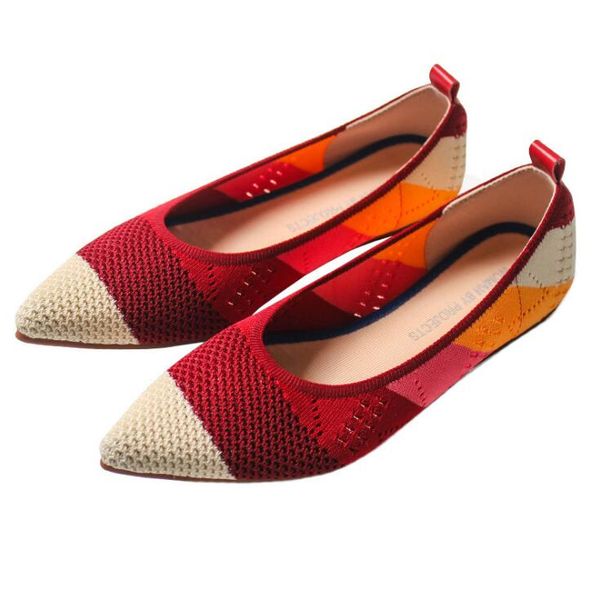 womens flats knitted mixed color moccasins breathable cozy work shoes loafer brief slip-on fashion ladies flats light driving, Black
womens flats knitted mixed color moccasins breathable cozy work shoes loafer brief slip-on fashion ladies flats light driving, Black