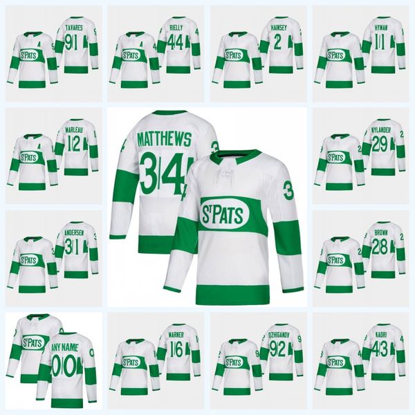 Youth Ron Hainsey 2019 Toronto Maple Leafs St. Pat Jersey Andersen Tavares Mitchell Marner Matthews Morgan Rielly Hyman William Nylander
Youth Ron Hainsey 2019 Toronto Maple Leafs St. Pat Jersey Andersen Tavares Mitchell Marner Matthews Morgan Rielly Hyman William Nylander