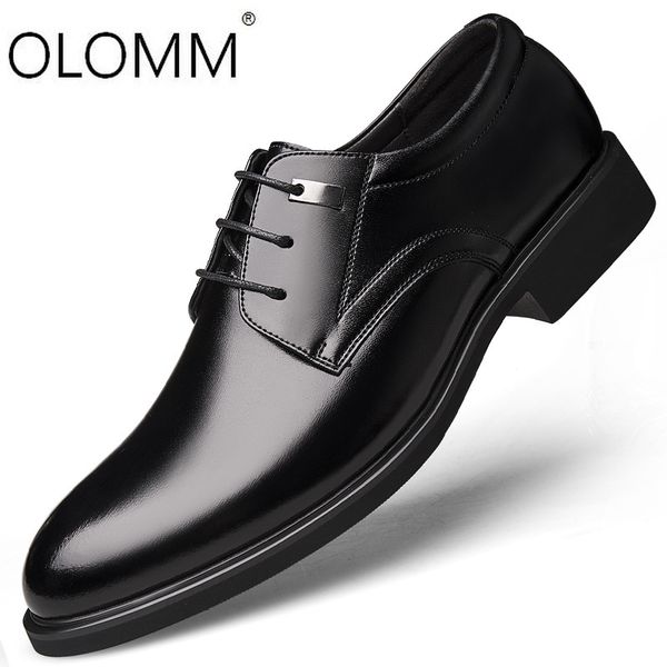 new large size inside the formal business leather casual trend mens shoes mens dress shoes formal dress loafers, Black
new large size inside the formal business leather casual trend mens shoes mens dress shoes formal dress loafers, Black