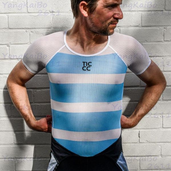 the fitness cycling base layer men 2020 new blue striped mtb riding underwear sport bicicleta breathing air mesh shirt areo cut, Black;red
the fitness cycling base layer men 2020 new blue striped mtb riding underwear sport bicicleta breathing air mesh shirt areo cut, Black;red