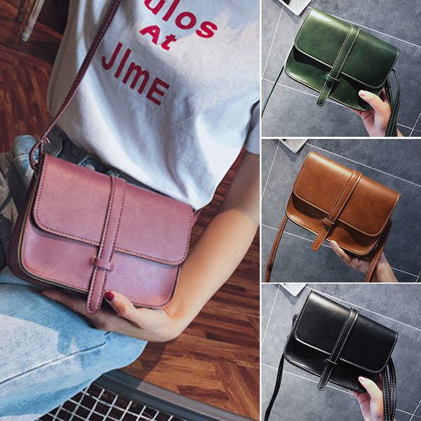 women casual shoulder bag simple design ladies cross body bag vintage purse leather cross body shoulder messenger, Red;black
women casual shoulder bag simple design ladies cross body bag vintage purse leather cross body shoulder messenger, Red;black