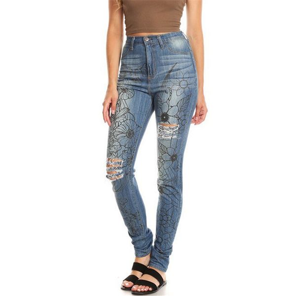 hole pockets women jeans ripped high waist denim pants skinny fashion trousers femme, Blue
hole pockets women jeans ripped high waist denim pants skinny fashion trousers femme, Blue