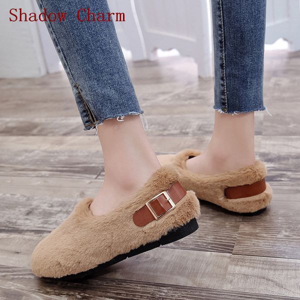 2019 new furry plush home slippers winter warm women cotton shoes indoor floor shoes flat sneakers house slip on, Black
2019 new furry plush home slippers winter warm women cotton shoes indoor floor shoes flat sneakers house slip on, Black