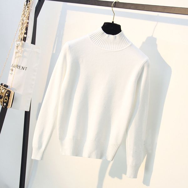 basic women pullover and sweaters autumn winter thick warm jumper turtleneck knitted sweater pull femme hiver casual solid, White;black
basic women pullover and sweaters autumn winter thick warm jumper turtleneck knitted sweater pull femme hiver casual solid, White;black