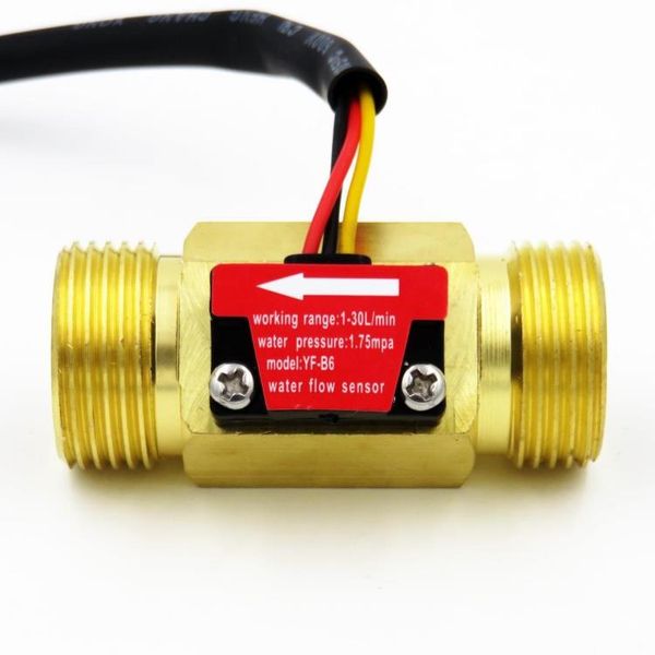 b6 dn20 g3/4'' od25.4mm water flow hall sensor switch 1-30l/min flow meter for industrial control liquid circulating
b6 dn20 g3/4'' od25.4mm water flow hall sensor switch 1-30l/min flow meter for industrial control liquid circulating