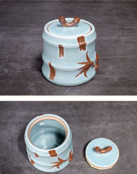 tea canister ceramic pot flower tea pot sealed storage box wolfberry pot household ceramic tea jar 2019
tea canister ceramic pot flower tea pot sealed storage box wolfberry pot household ceramic tea jar 2019