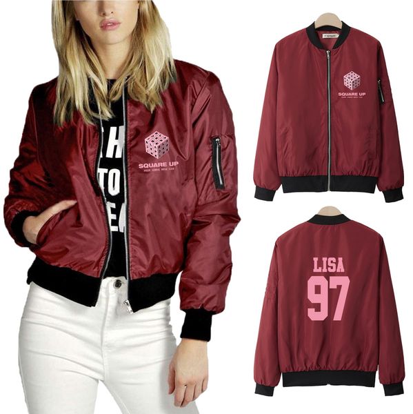 blackpink outerwear & coats jackets long sleeve harajuku kpop fashion bomber jacket women zipper streetwear jacket women clothes, Black;brown
blackpink outerwear & coats jackets long sleeve harajuku kpop fashion bomber jacket women zipper streetwear jacket women clothes, Black;brown