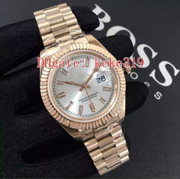 elling good quality wristwatches day date president diamond 228238 40mm 18k rose gold asia 2813 movement automatic mens watch watches, Slivery;brown 
elling good quality wristwatches day date president diamond 228238 40mm 18k rose gold asia 2813 movement automatic mens watch watches, Slivery;brown
