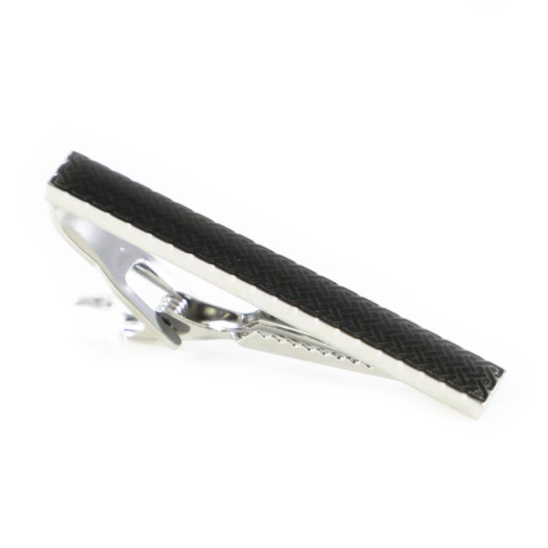 classic black transparent epoxy woven lattice pattern tie clip tie bar father's day gift clip birthday gifts, Silver;golden
classic black transparent epoxy woven lattice pattern tie clip tie bar father's day gift clip birthday gifts, Silver;golden