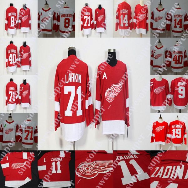 71 Dylan Larkin Jersey With A Patch 14 Gustav Nyquist 8 Justin Abdelkader 40 Henrik Zetterberg 9 Gordie Howe 19 Steve Yzerman Hockey Jerseys 
71 Dylan Larkin Jersey With A Patch 14 Gustav Nyquist 8 Justin Abdelkader 40 Henrik Zetterberg 9 Gordie Howe 19 Steve Yzerman Hockey Jerseys