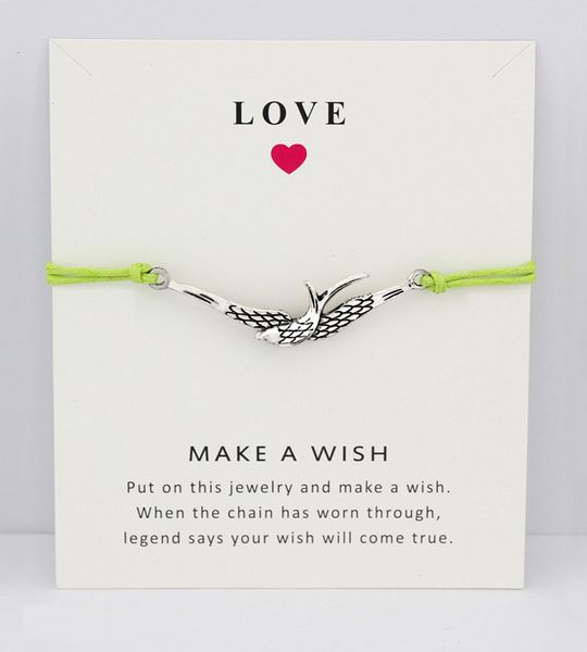 swallow birds branches love owls animal antique silver charm card bracelets wax cord women men girl boy jewelry drop shipping, Golden;silver
swallow birds branches love owls animal antique silver charm card bracelets wax cord women men girl boy jewelry drop shipping, Golden;silver