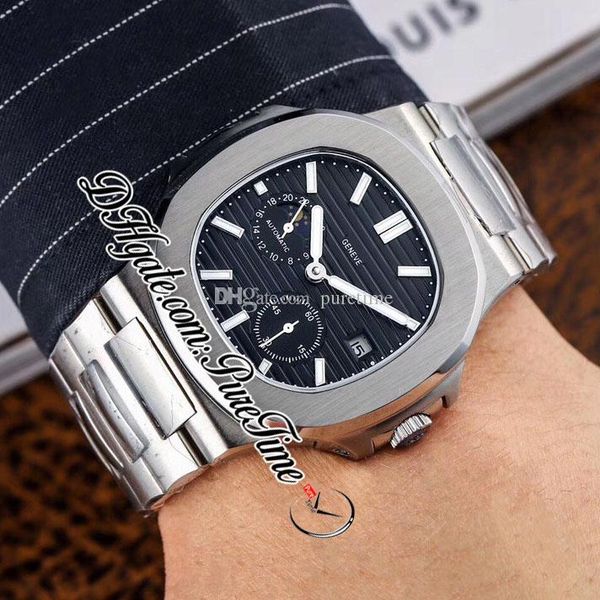 nautilus moon phase automatic mens watch steel case black texture dial stick markers stainless steel bracelet watches puretime e91b2, Slivery;brown
nautilus moon phase automatic mens watch steel case black texture dial stick markers stainless steel bracelet watches puretime e91b2, Slivery;brown