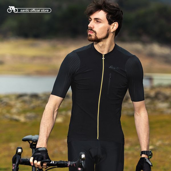 santic men cycling short sleeve jersey pro fit imported italian fabric cuffs mtb road bike pro short jersey asia s-2xl m8c02132, Black;red
santic men cycling short sleeve jersey pro fit imported italian fabric cuffs mtb road bike pro short jersey asia s-2xl m8c02132, Black;red