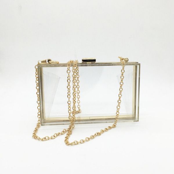 transparent acrylic female coupling chain 4 color clear evening bag women messenger bag box shoulder
transparent acrylic female coupling chain 4 color clear evening bag women messenger bag box shoulder