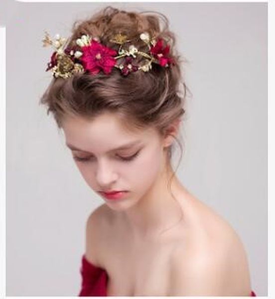 fashion rhinestone red flower gold plated butterfly hairbands wedding tiara pearl headbands bridal hair jewelry accessories, Black;brown
fashion rhinestone red flower gold plated butterfly hairbands wedding tiara pearl headbands bridal hair jewelry accessories, Black;brown