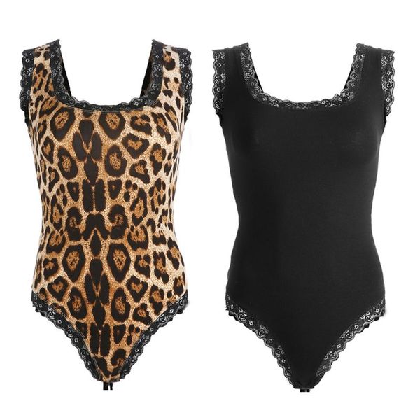 womens sleeveless scalloped lace splice bodysuit criss cross tie back bandage rompers vintage leopard snap buttons playsuit, Black;white
womens sleeveless scalloped lace splice bodysuit criss cross tie back bandage rompers vintage leopard snap buttons playsuit, Black;white