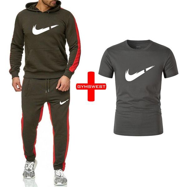 new brand tracksuit men thermal underwear men sportswear sets fleece thick hoodie+pants+tshirts sporting suit, Gray
new brand tracksuit men thermal underwear men sportswear sets fleece thick hoodie+pants+tshirts sporting suit, Gray