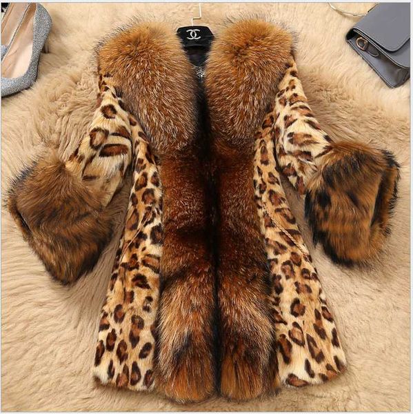 2018 autumn and winter new imitation fur ladies coat imitation braid hair collar classic leopard long female coat nv077, Black
2018 autumn and winter new imitation fur ladies coat imitation braid hair collar classic leopard long female coat nv077, Black