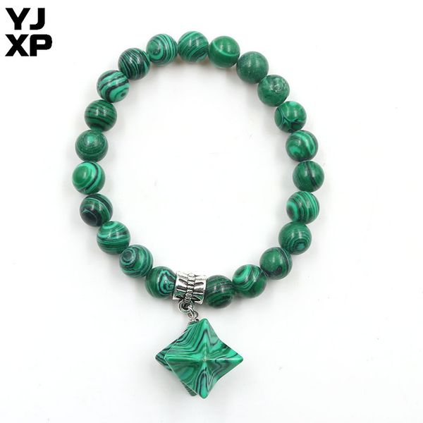 yjxp ethnic silver plated malachite stone beads with star bracelets for anniversary jewelry, Black
yjxp ethnic silver plated malachite stone beads with star bracelets for anniversary jewelry, Black