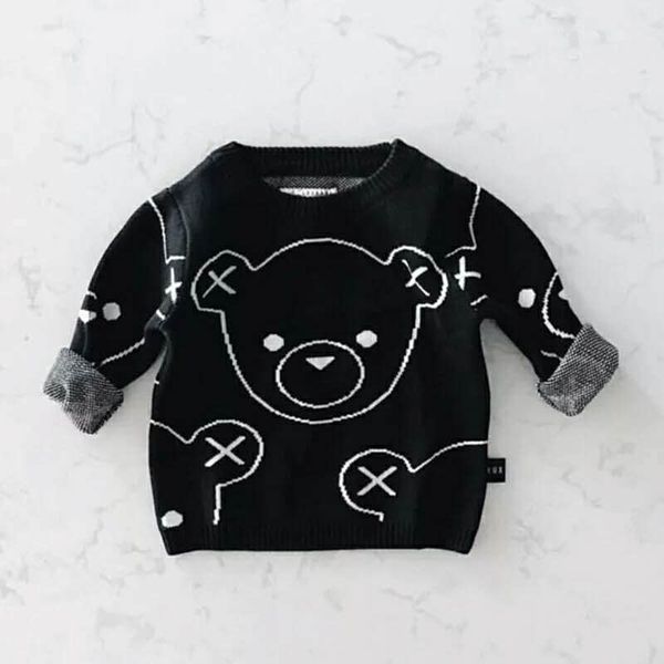0-6 years old kids newborn sweater for girls boys children bear cotton pullover black knitted sweater autumn winter baby clothes, Blue
0-6 years old kids newborn sweater for girls boys children bear cotton pullover black knitted sweater autumn winter baby clothes, Blue