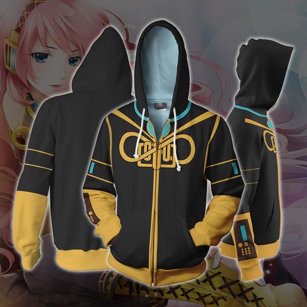 crypton future media megurine luka hoodie sweatshirt cosplay costume zip up coat, Black
crypton future media megurine luka hoodie sweatshirt cosplay costume zip up coat, Black