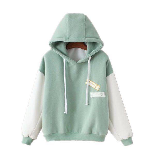 new fashion 2019 women autumn winter sweatshirts hoodie sweet letter printed embroidery velvet cashmere hooded hoodies, Black
new fashion 2019 women autumn winter sweatshirts hoodie sweet letter printed embroidery velvet cashmere hooded hoodies, Black