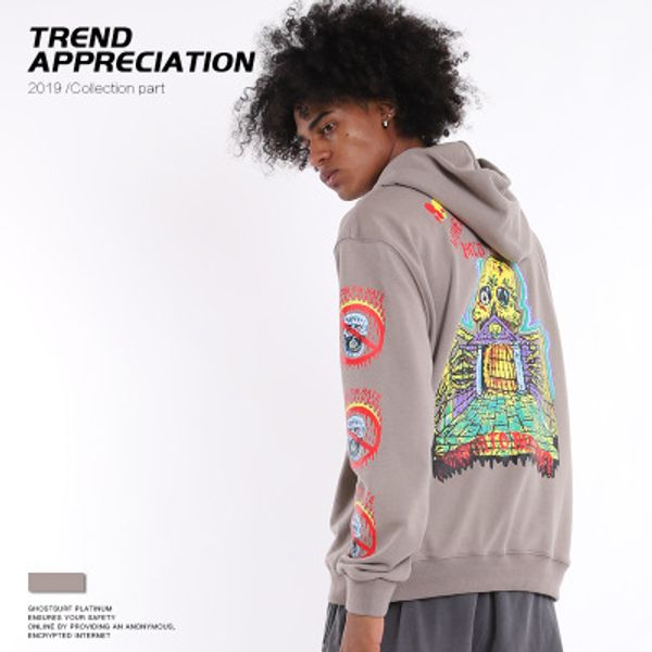 designer mens hiphop hoodies trendy kenye west skulls pattern pullover luxury letter lonely place mens clothes streetwear for autumn, Black
designer mens hiphop hoodies trendy kenye west skulls pattern pullover luxury letter lonely place mens clothes streetwear for autumn, Black