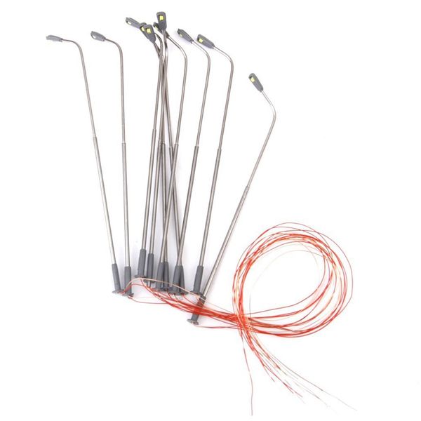 10 pcs model led street lamp lighting single head train layout landscape 1: 100
10 pcs model led street lamp lighting single head train layout landscape 1: 100