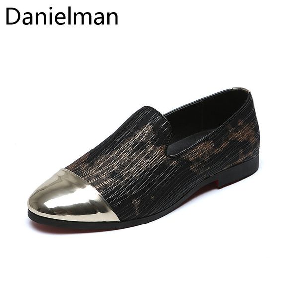danielman men loafers luxury metallic sequins dress shoes leather wooden pattern casual men shoes slip on driving, Black
danielman men loafers luxury metallic sequins dress shoes leather wooden pattern casual men shoes slip on driving, Black