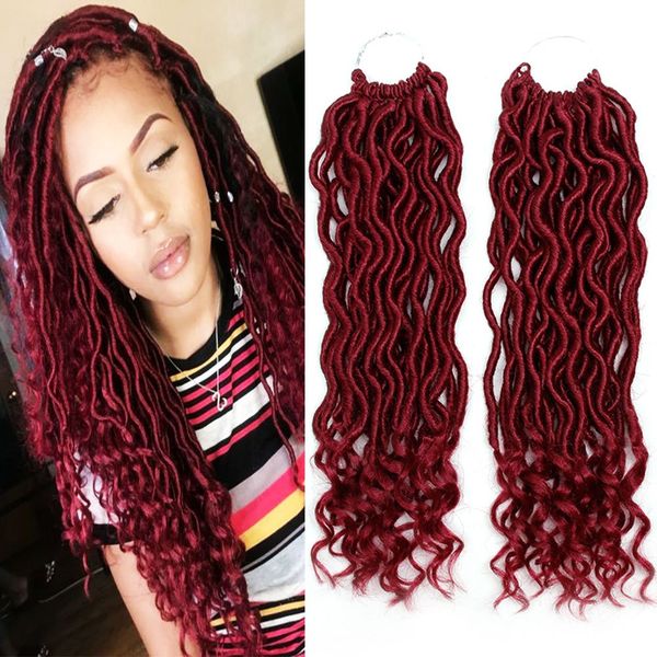 3pcs goddess locs crochet hair extensions synthetic faux locs curly ends crochet braiding hair extensions ombre braids for women, Black
3pcs goddess locs crochet hair extensions synthetic faux locs curly ends crochet braiding hair extensions ombre braids for women, Black