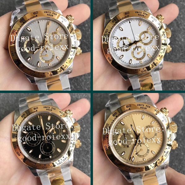 4 colour v3 version men's automatic cal.4130 chronograph watches men 904l steel yellow gold watch 116503 dive eta crystal swiss wristwa, Slivery;brown
4 colour v3 version men's automatic cal.4130 chronograph watches men 904l steel yellow gold watch 116503 dive eta crystal swiss wristwa, Slivery;brown